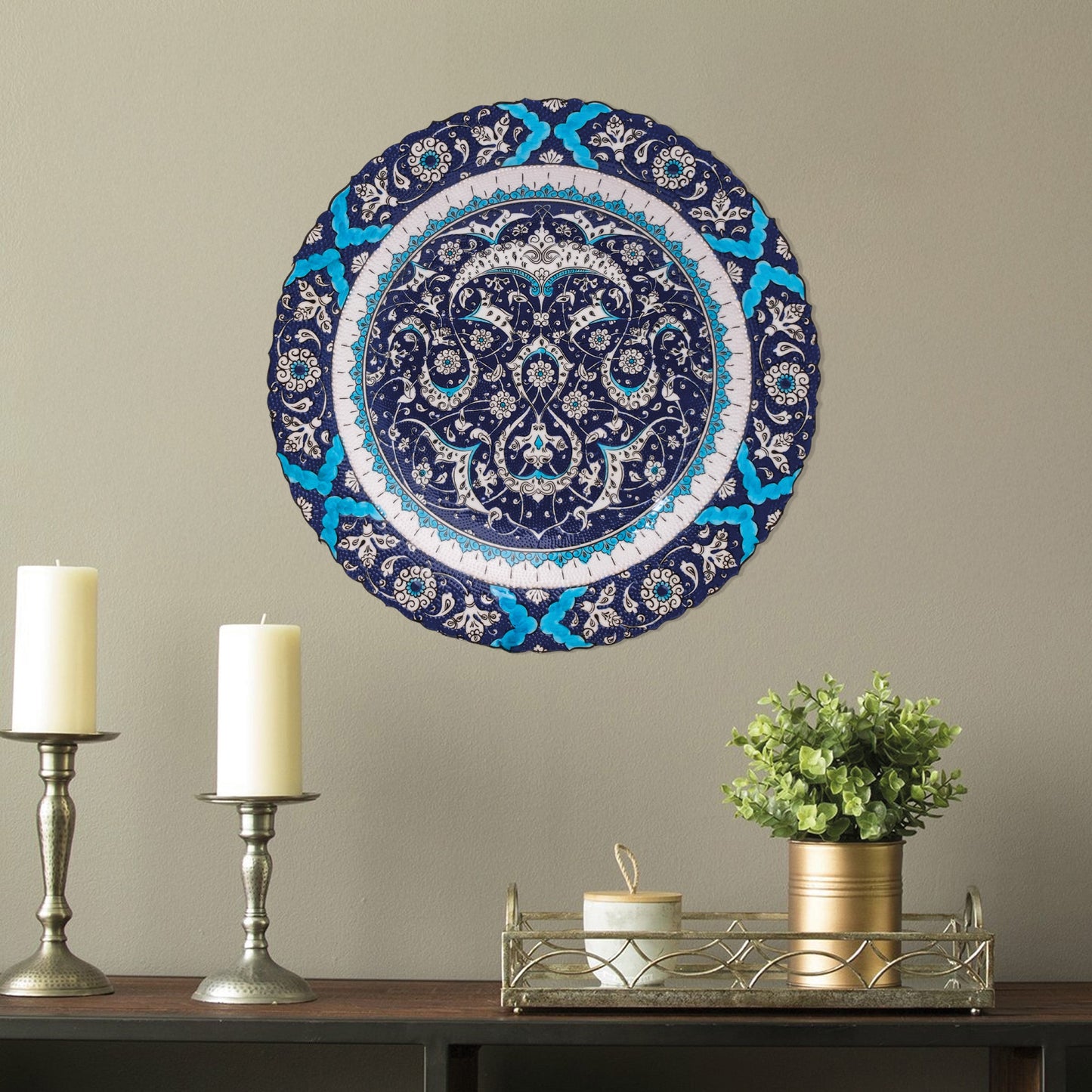 Ceramic Decorative Plate, Timeless Art Decorative Plate