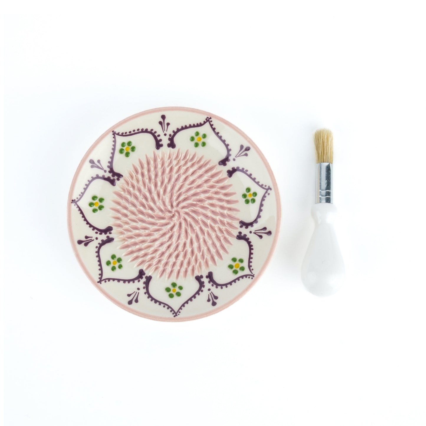 ceramic garlic grater plate