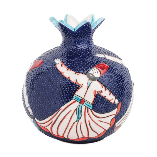 Handmade Ceramic Pomegranate Vase, Ceramic Vase Home Decor