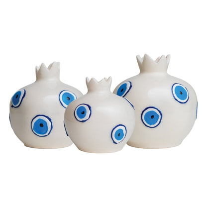 Handmade Ceramic Pomegranate Vase, Ceramic Vase Home Decor