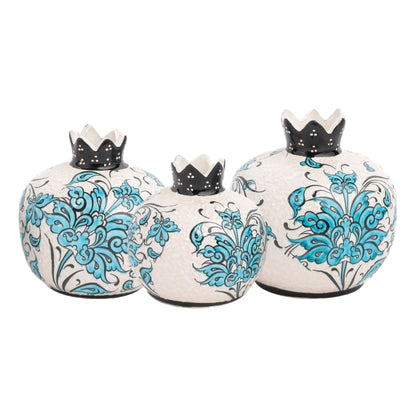 Handmade Ceramic Pomegranate Vase, Ceramic Vase Home Decor