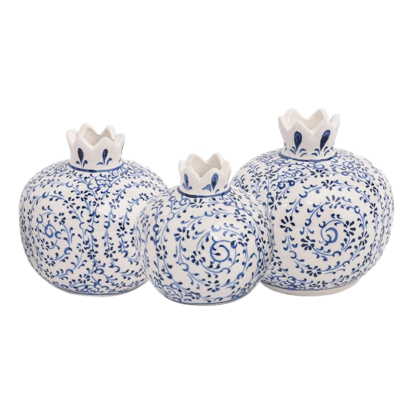 Handmade Ceramic Pomegranate Vase, Ceramic Vase Home Decor