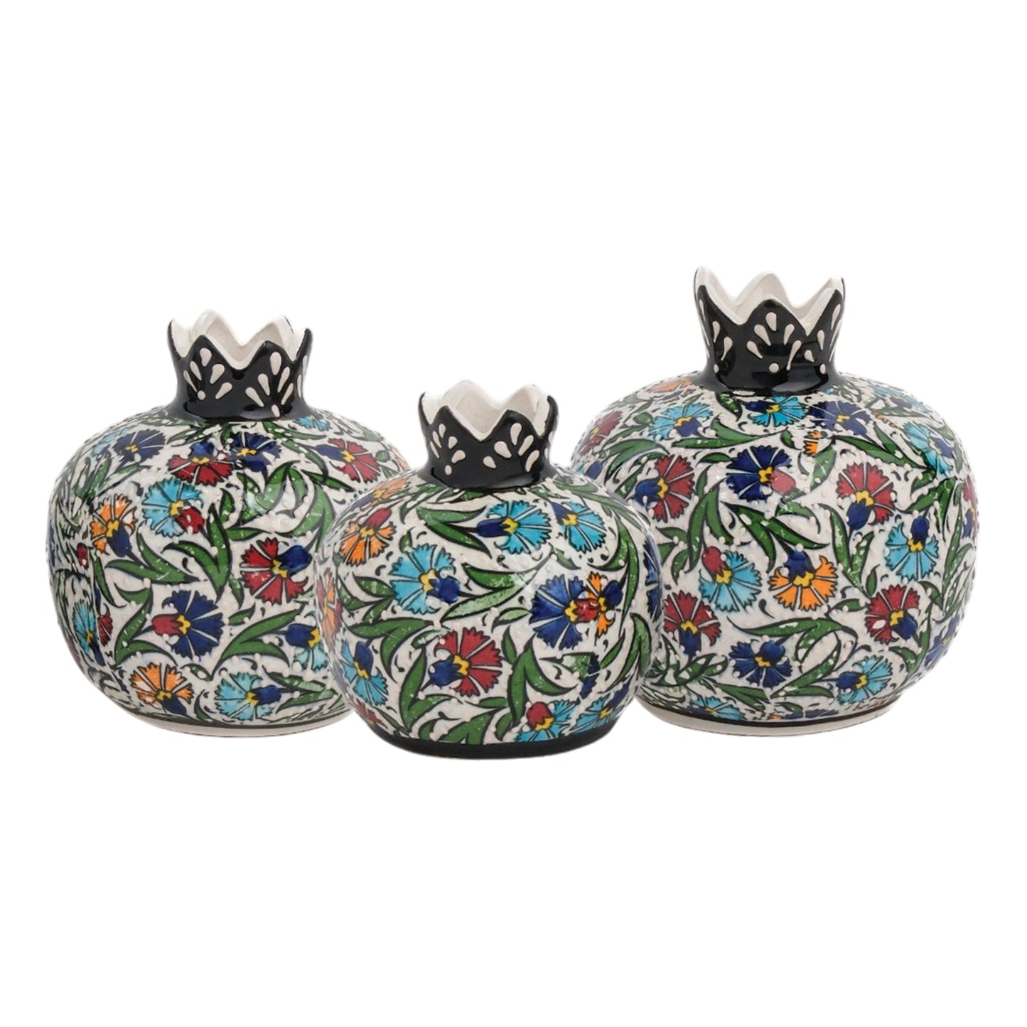 Handmade Ceramic Pomegranate Vase, Ceramic Vase Home Decor