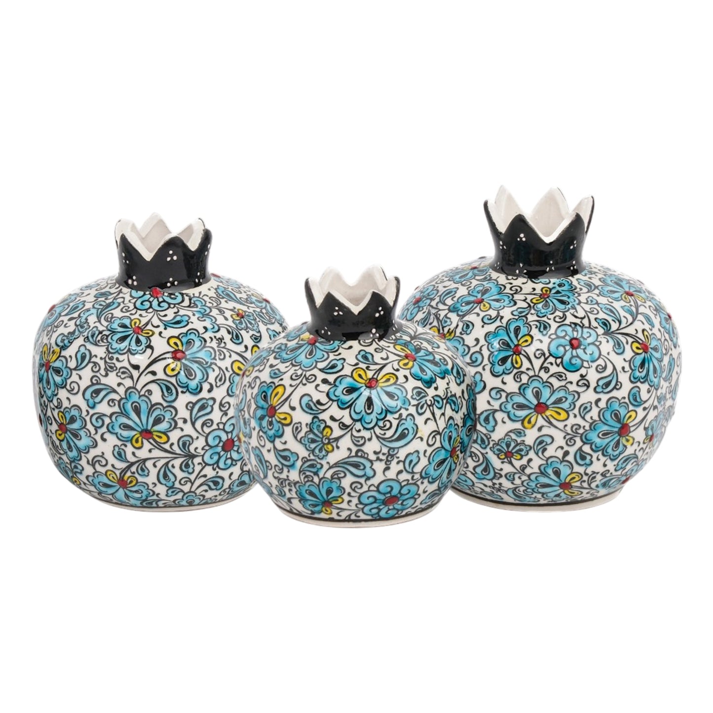 Handmade Ceramic Pomegranate Vase, Ceramic Vase Home Decor