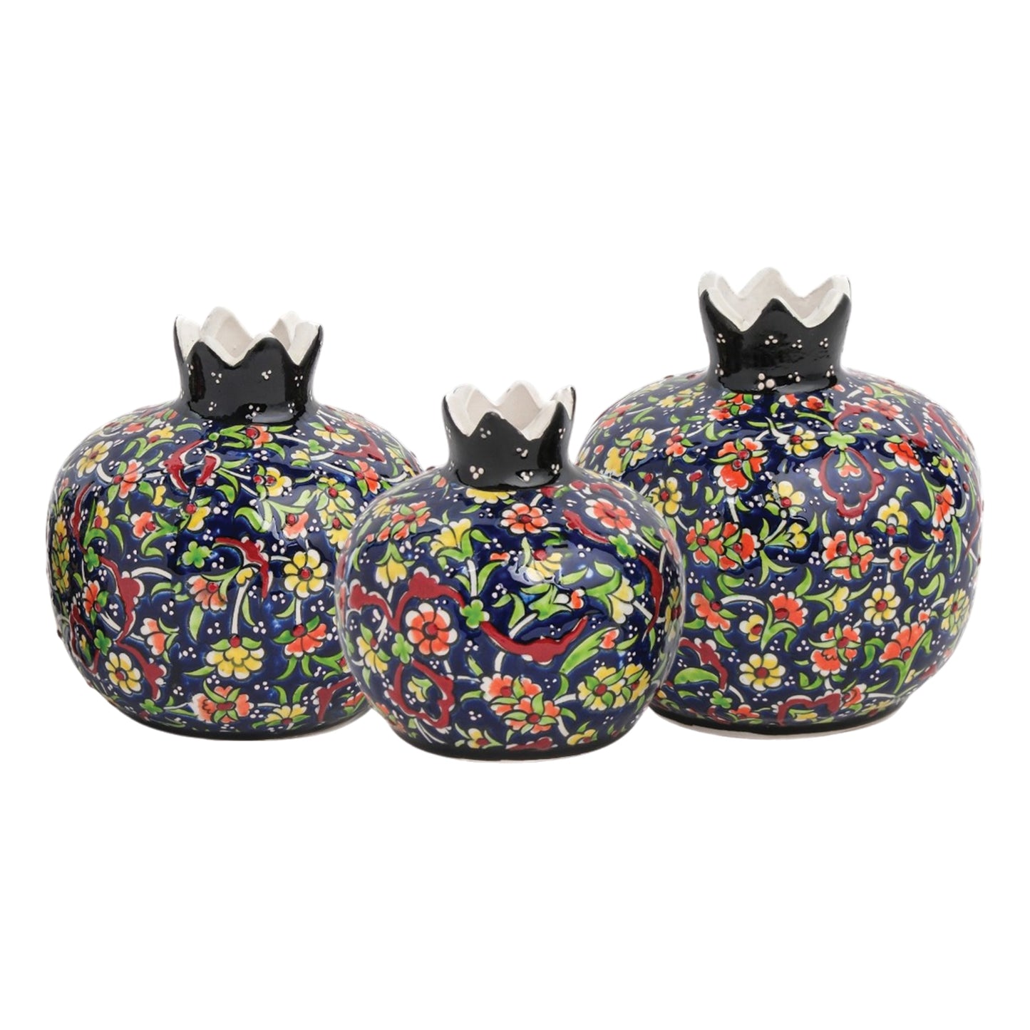 Handmade Ceramic Pomegranate Vase, Ceramic Vase Home Decor