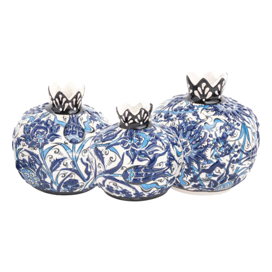 Handmade Ceramic Pomegranate Vase, Ceramic Vase Home Decor