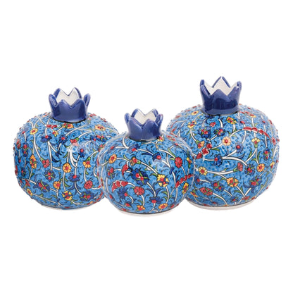 Handmade Ceramic Pomegranate Vase, Ceramic Vase Home Decor