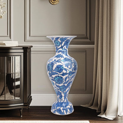 Handmade Ceramic Decorative Vase, Ocean Bloom Ceramic Vase