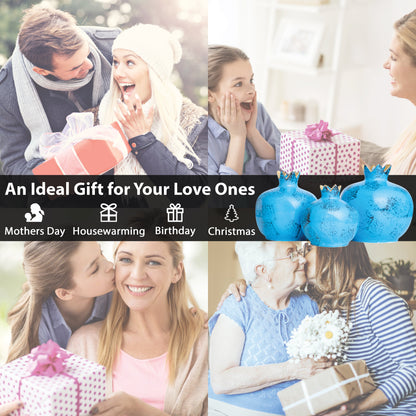 Handmade Ceramic Pomegranate Vase, Ceramic Vase Home Decor