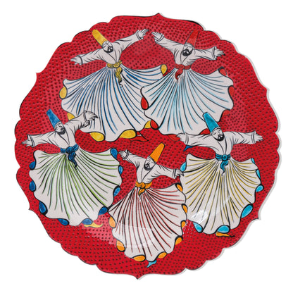 Ceramic Decorative Plate, Sufis' Harmony Decorative Plate