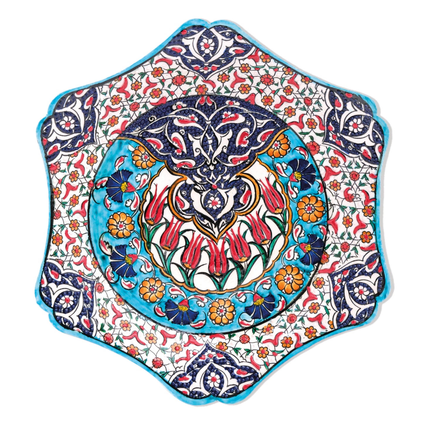 Ceramic Decorative Plate, Tulip Majesty Decorative Plate