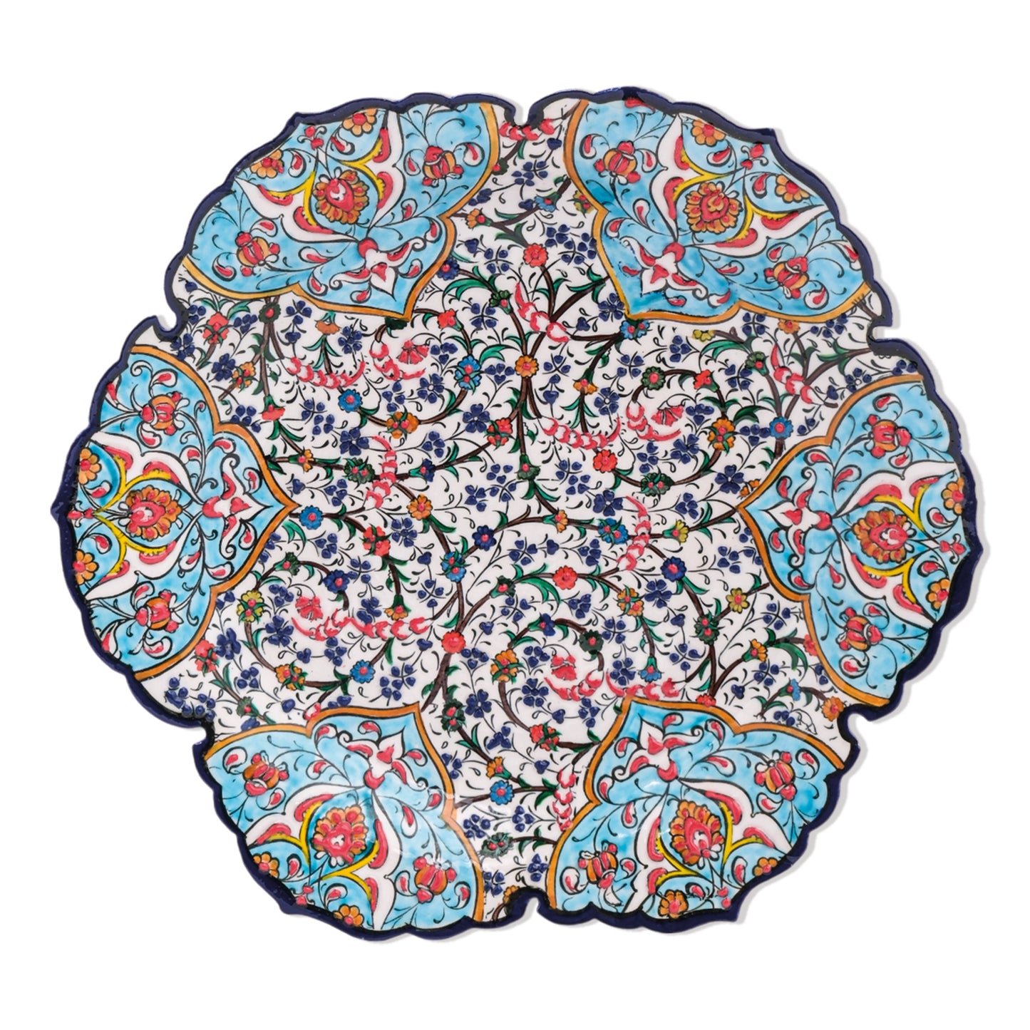 Ceramic Decorative Plate, Imperial Blossom Decorative Plate