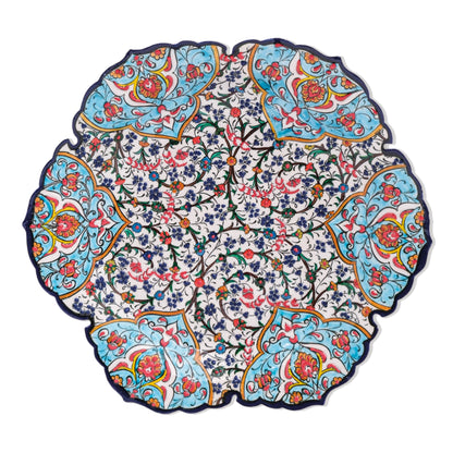 Ceramic Decorative Plate, Imperial Blossom Decorative Plate