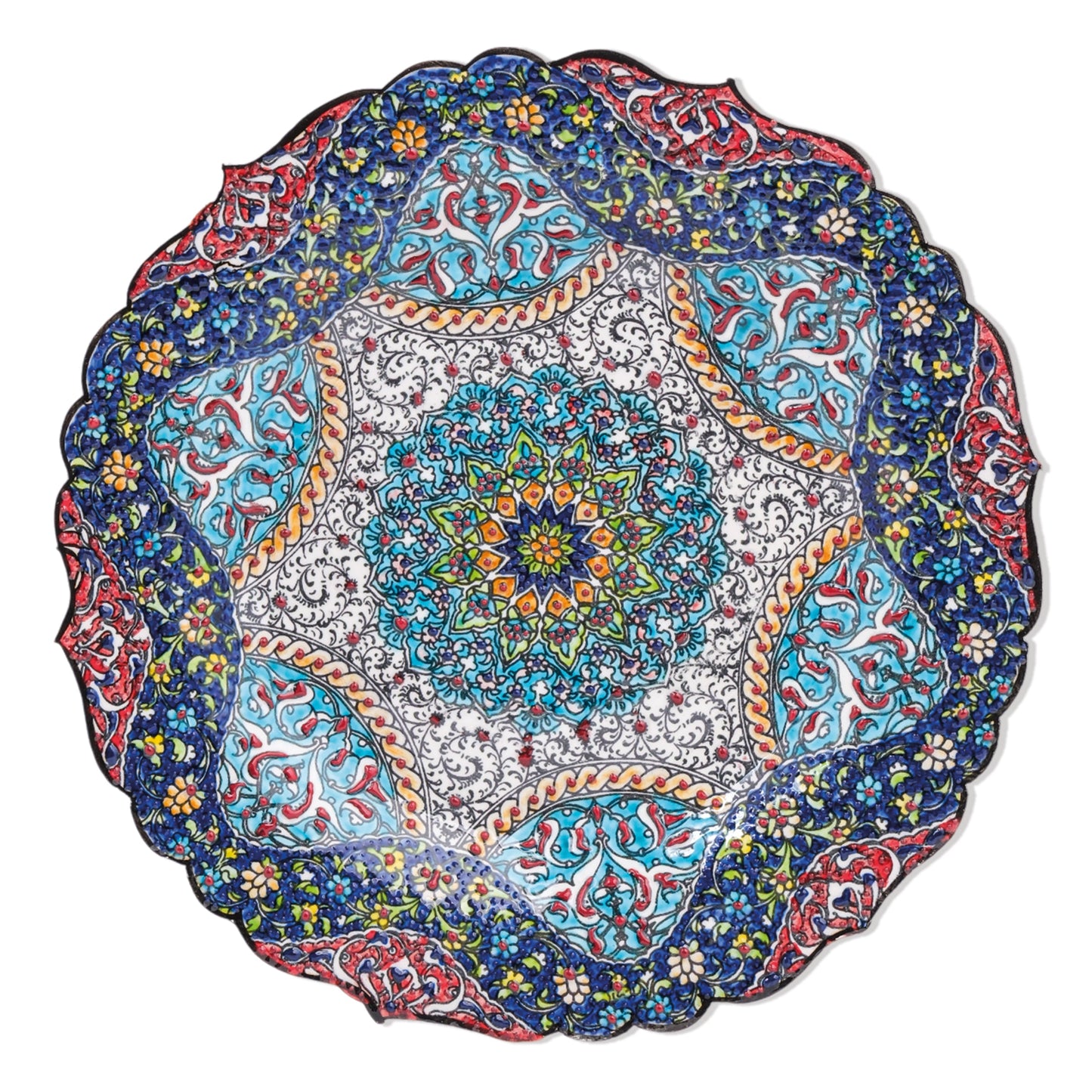 Ceramic Decorative Plate, Celestial Harmony Decorative Plate