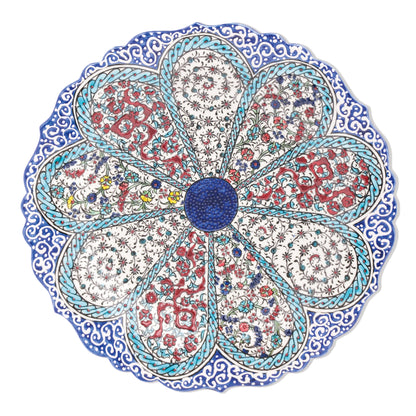 Ceramic Decorative Plate, Petal Harmony Decorative Plate