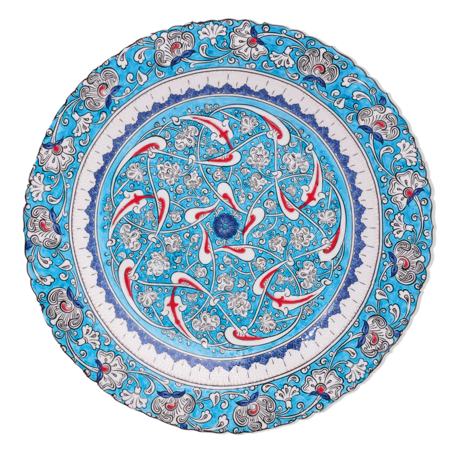 Ceramic Decorative Plate, Celestial Harmony Decorative Plate