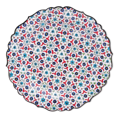 Ceramic Decorative Plate, Blossom Tapestry Decorative Plate