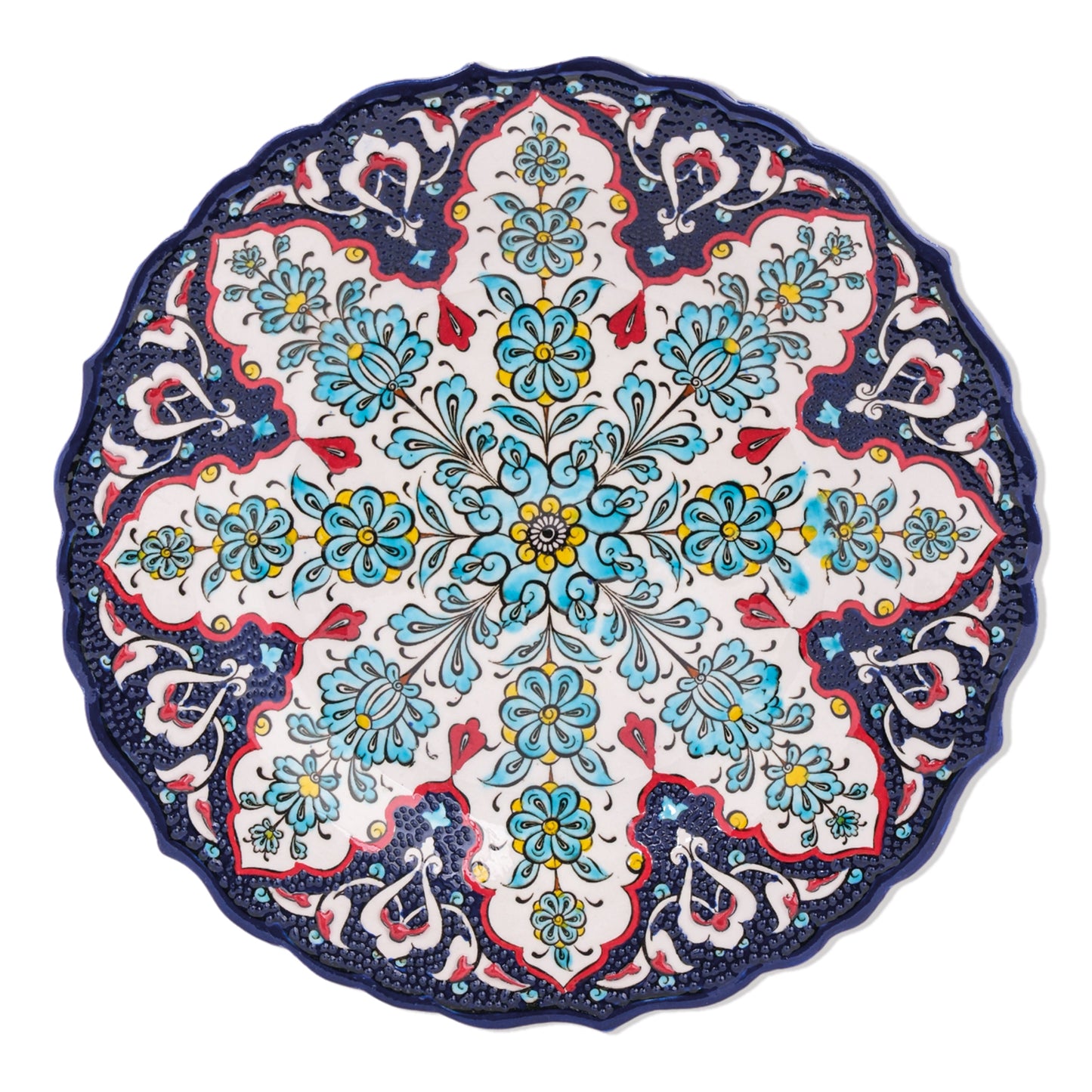 Ceramic Decorative Plate, Eternal Bloom Decorative Plate