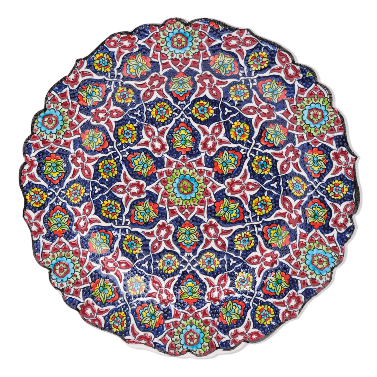 Ceramic Decorative Plate, Royal Mosaic Decorative Plate