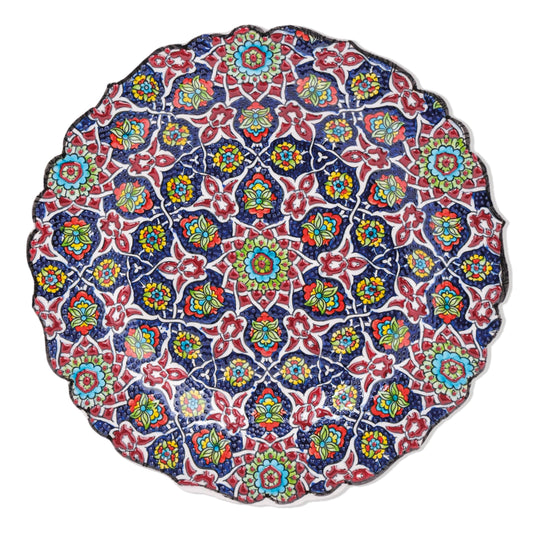 Ceramic Decorative Plate, Royal Mosaic Decorative Plate