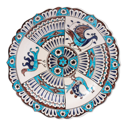 Ceramic Decorative Plate, Celestial Birds Decorative Plate