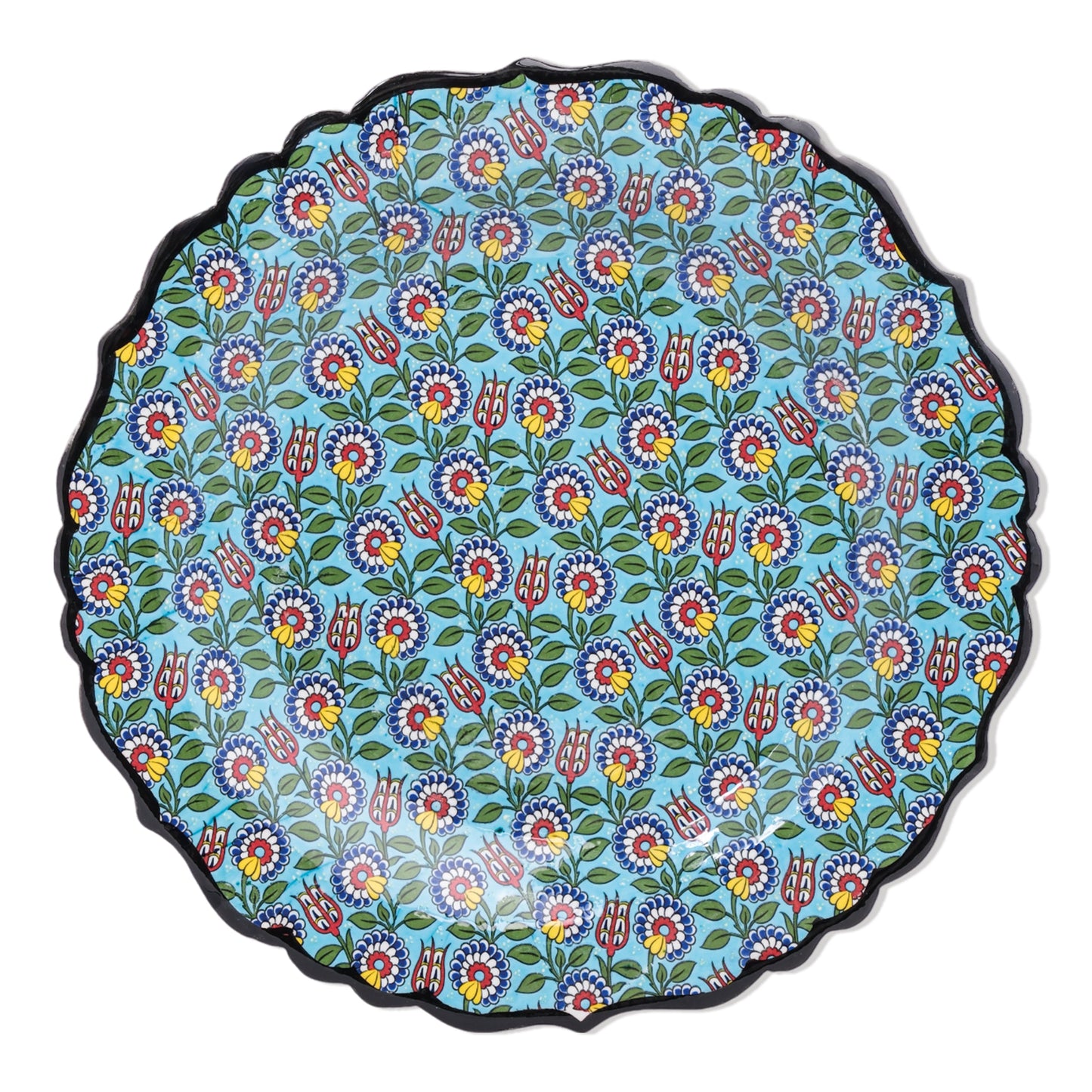 Ceramic Decorative Plate, Garden Bliss Decorative Plate