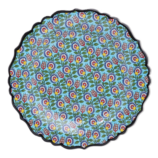 Ceramic Decorative Plate, Garden Bliss Decorative Plate