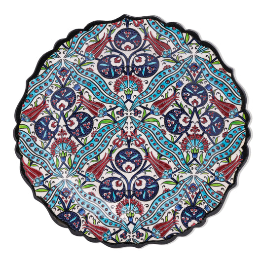 Ceramic Decorative Plate, Eternal Elegance Decorative Plate