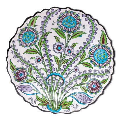 Ceramic Decorative Plate, Botanic Harmony Decorative Plate