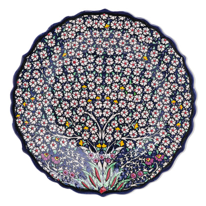 Ceramic Decorative Plate, Blossom Canopy Decorative Plate