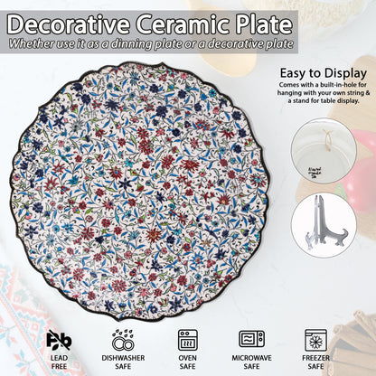 Ceramic Decorative Plate, Spring Symphony Decorative Plate