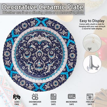 Ceramic Decorative Plate, Timeless Art Decorative Plate