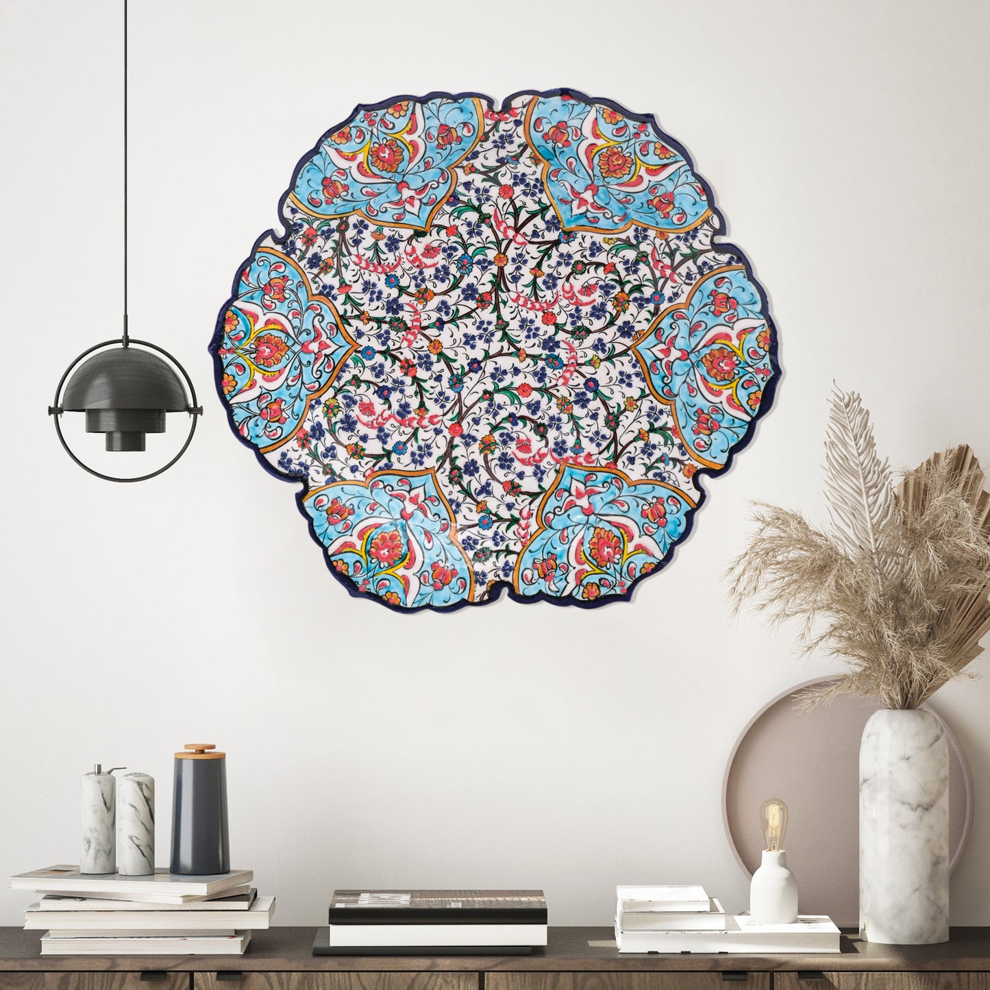 Ceramic Decorative Plate, Imperial Blossom Decorative Plate