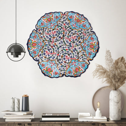 Ceramic Decorative Plate, Imperial Blossom Decorative Plate