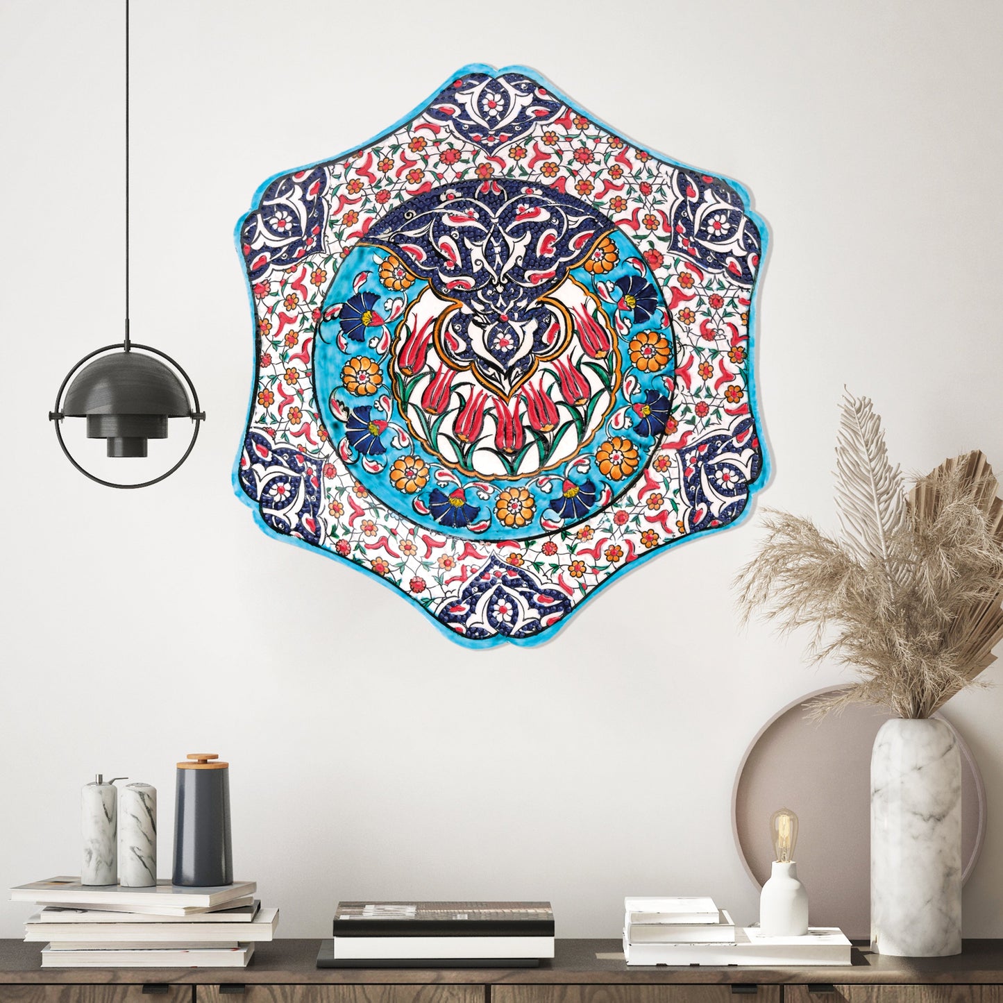 Ceramic Decorative Plate, Tulip Majesty Decorative Plate