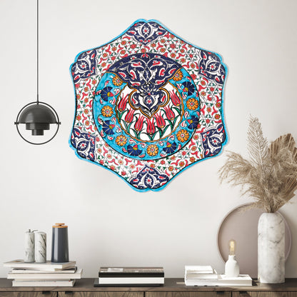 Ceramic Decorative Plate, Tulip Majesty Decorative Plate