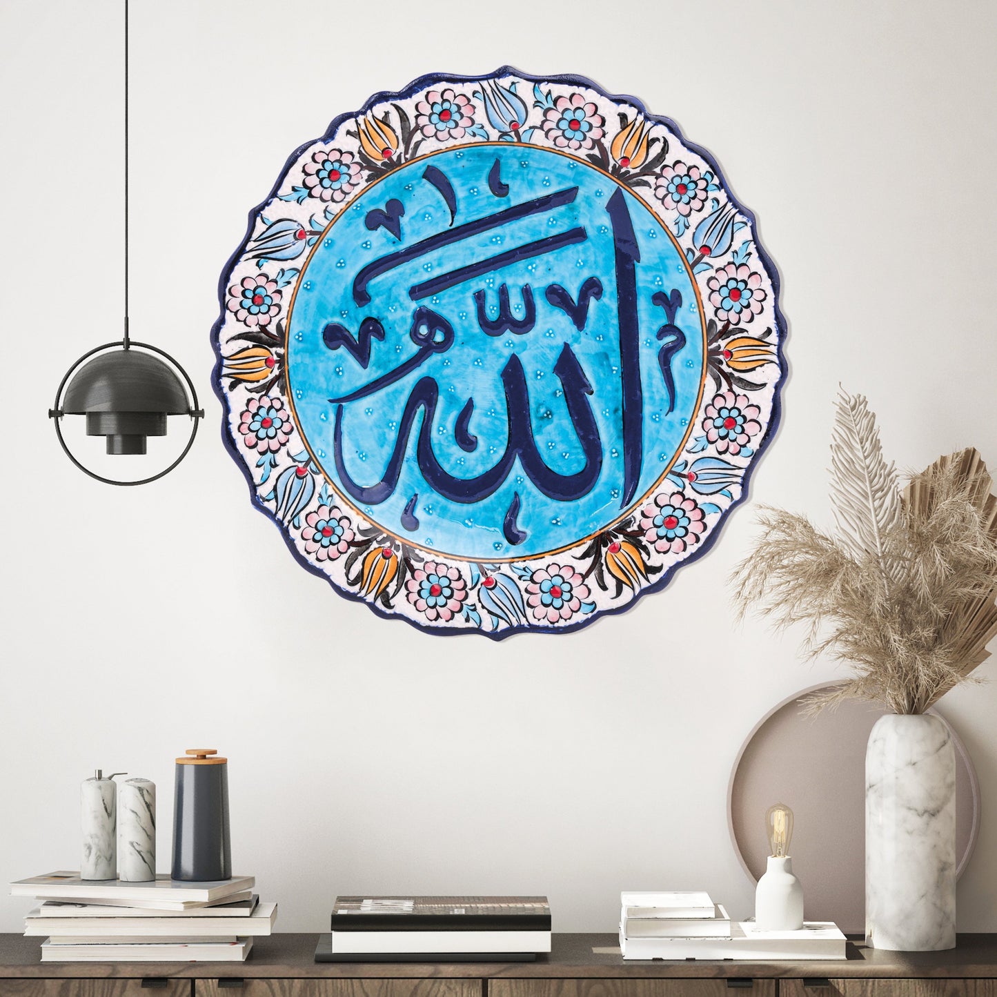 Ceramic Decorative Plate, Divine Serenity Decorative Plate