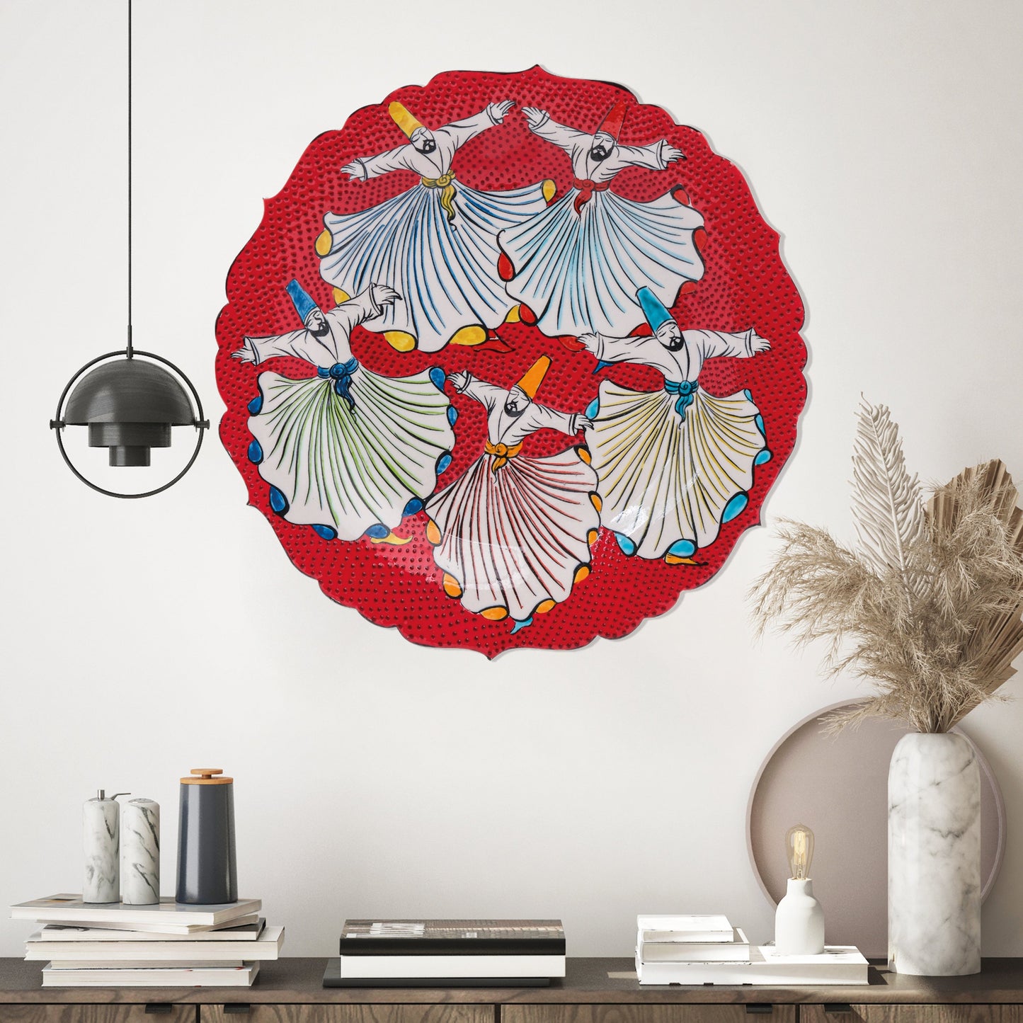 Ceramic Decorative Plate, Sufis' Harmony Decorative Plate