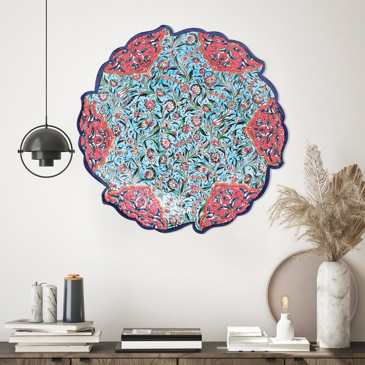 Ceramic Decorative Plate, Sultan's Garden Decorative Plate