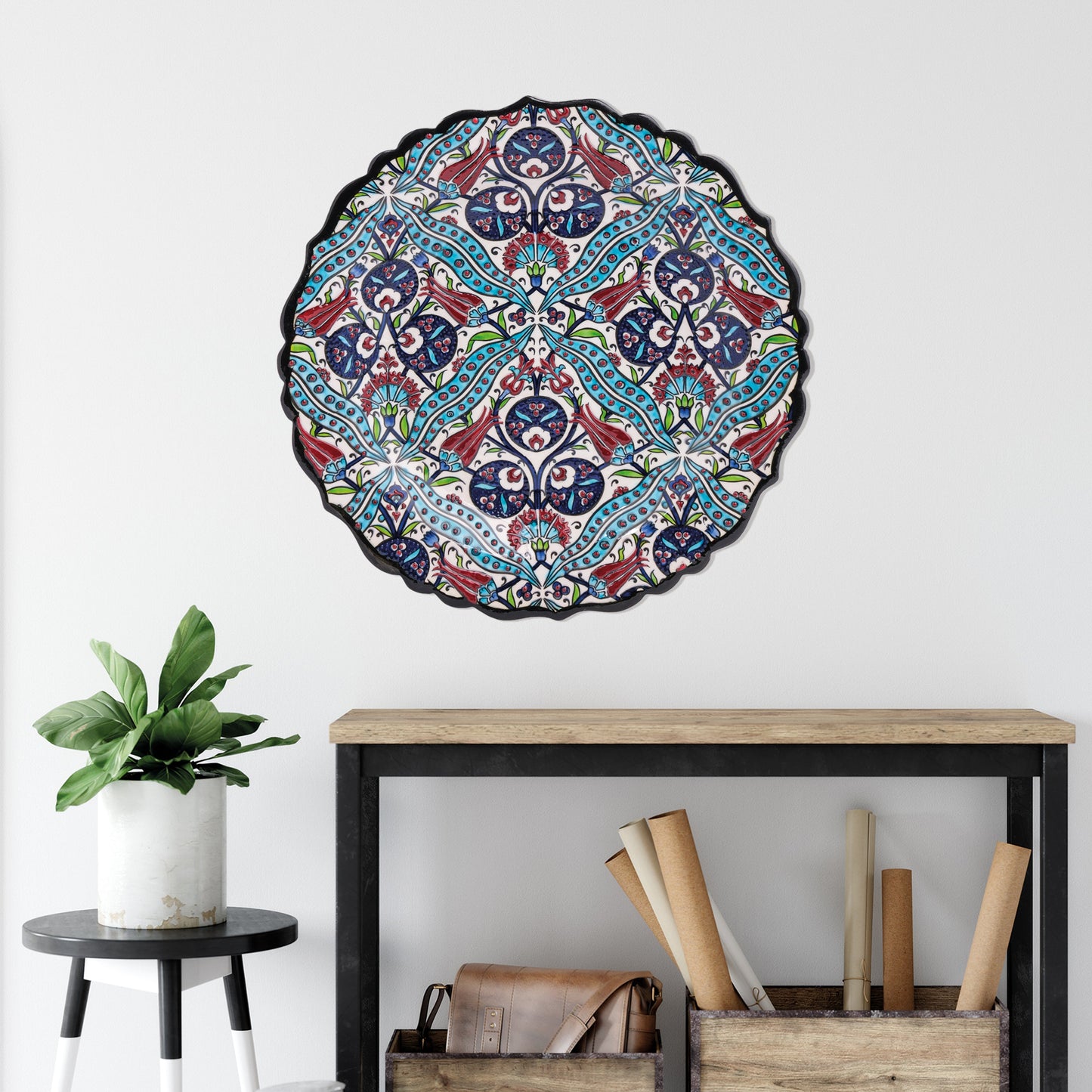 Ceramic Decorative Plate, Eternal Elegance Decorative Plate