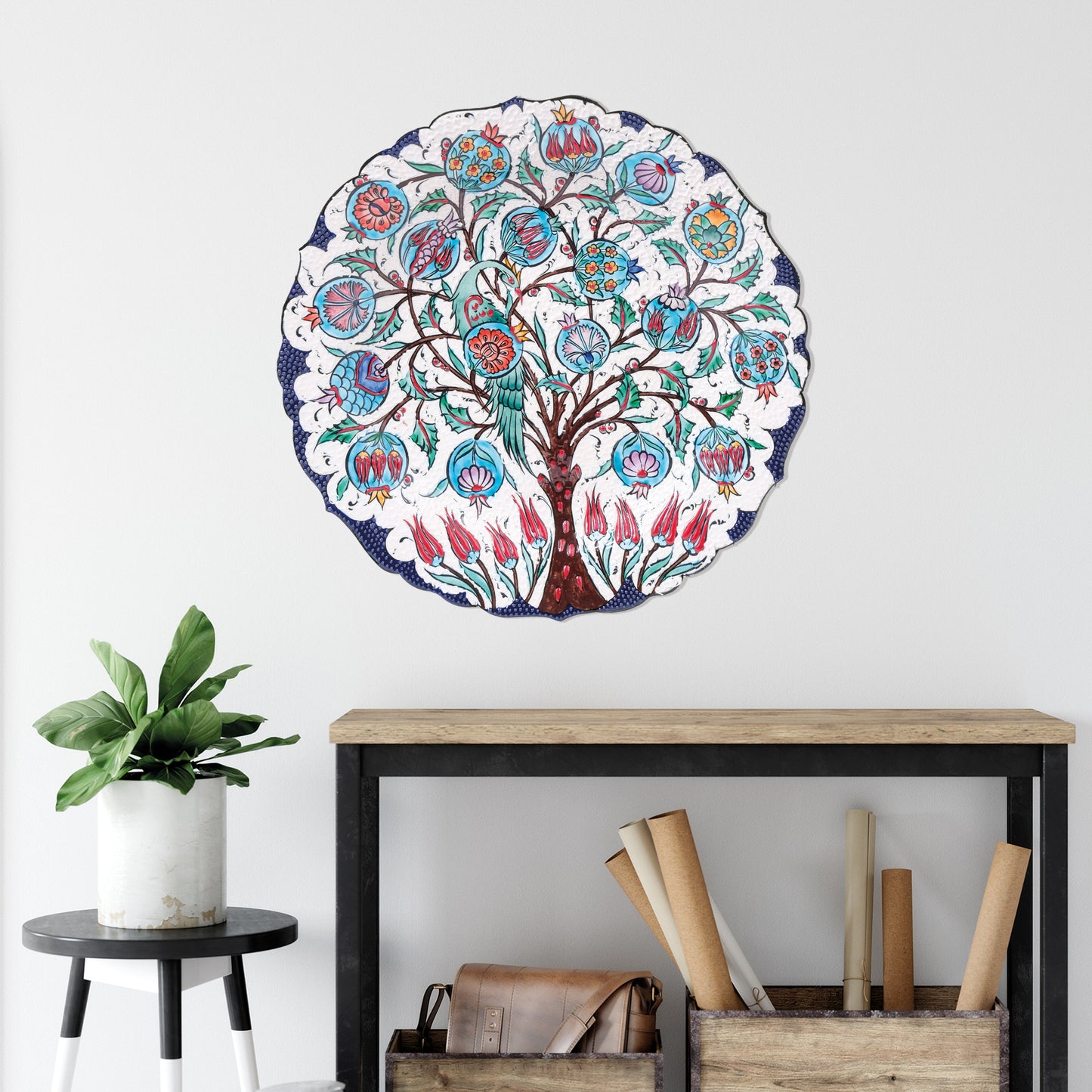 Ceramic Decorative Plate, Eden Harmony Decorative Plate