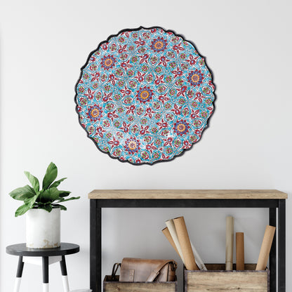 Ceramic Decorative Plate, Mosaic Bloom Decorative Plate