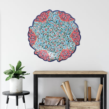 Ceramic Decorative Plate, Sultan's Garden Decorative Plate