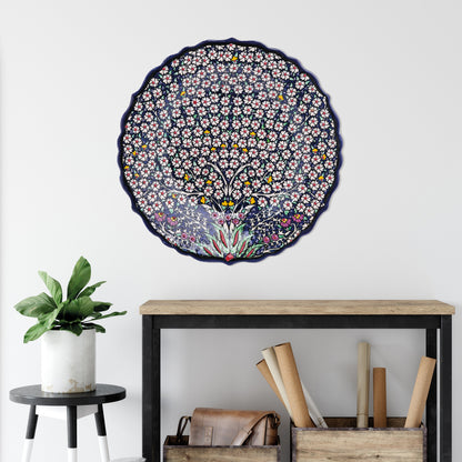 Ceramic Decorative Plate, Blossom Canopy Decorative Plate