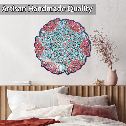 Ceramic Decorative Plate, Sultan's Garden Decorative Plate