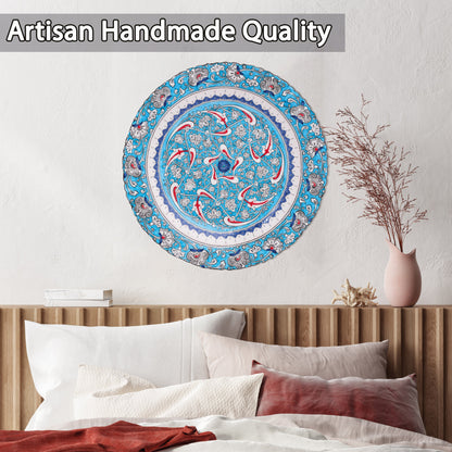 Ceramic Decorative Plate, Celestial Harmony Decorative Plate