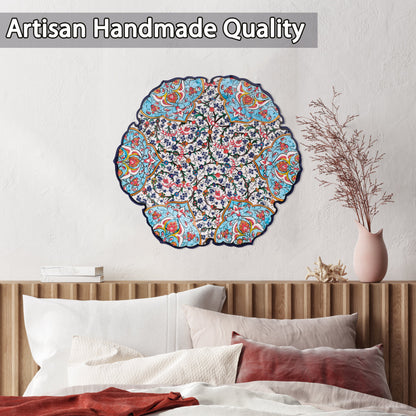 Ceramic Decorative Plate, Imperial Blossom Decorative Plate