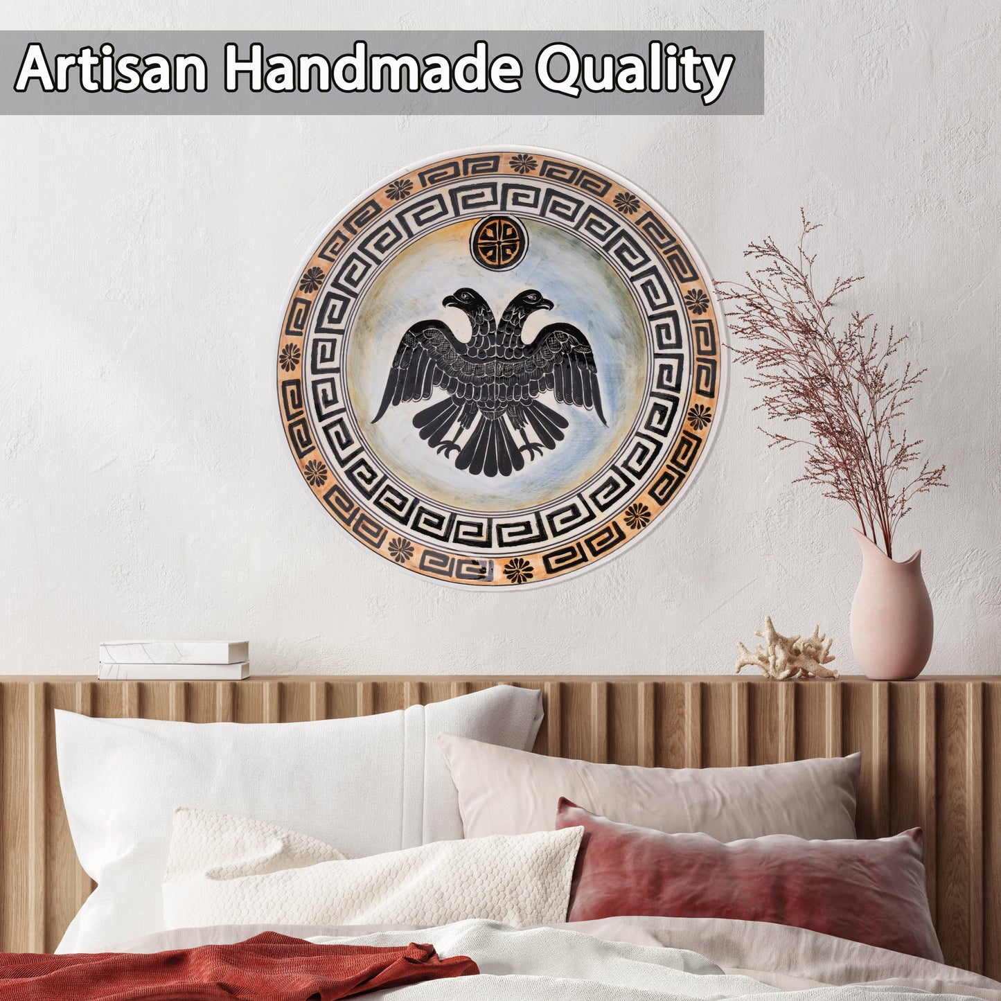 Ceramic Decorative Plate, Imperial Eagle Decorative Plate