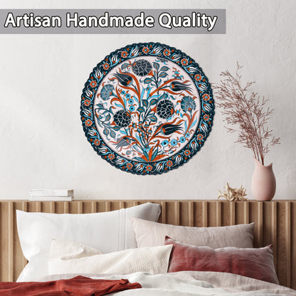 Ceramic Decorative Plate, Sultan's Florals Decorative Plate