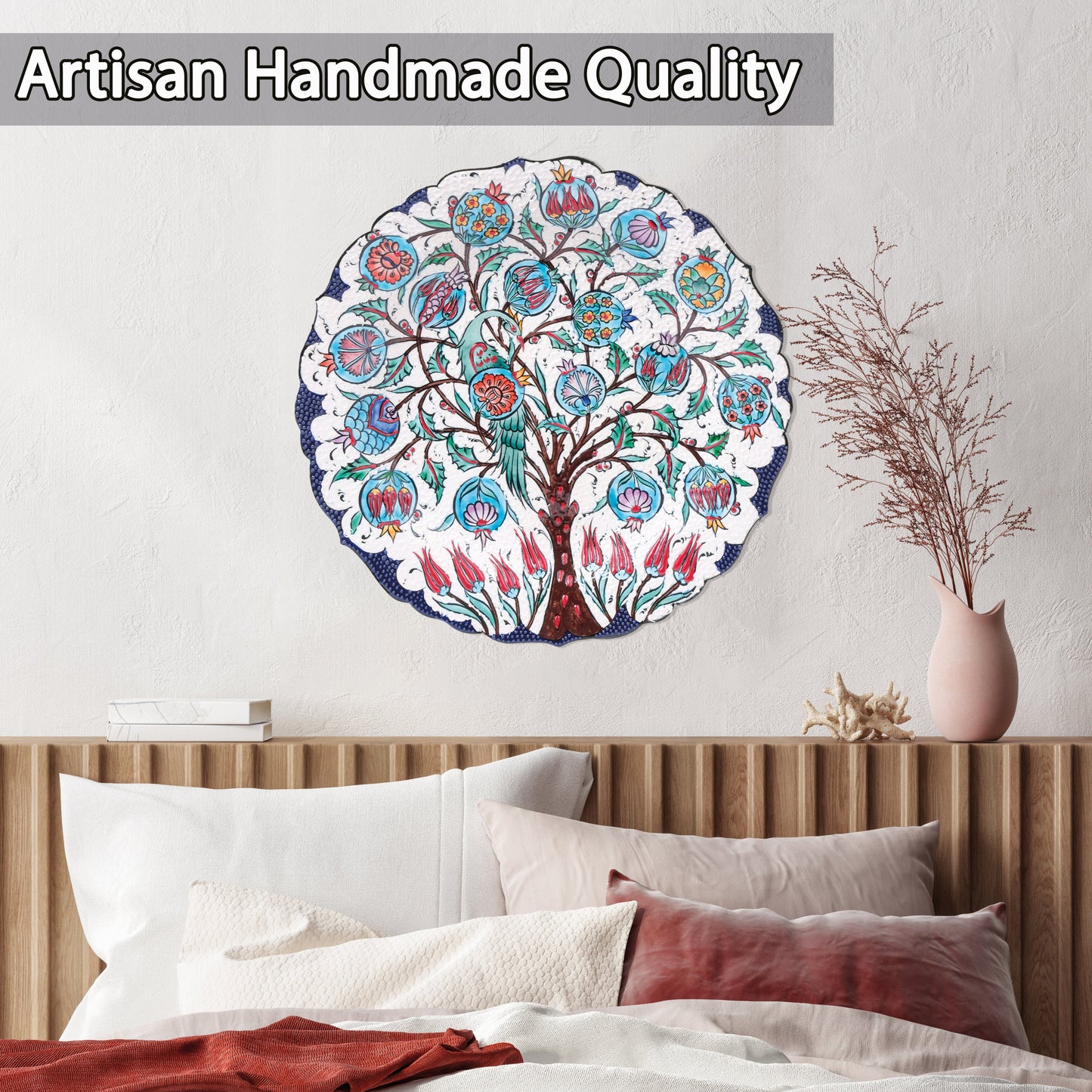 Ceramic Decorative Plate, Eden Harmony Decorative Plate